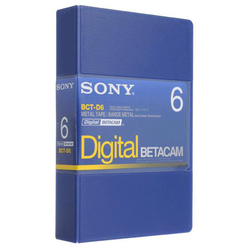 Sony BCT-D6 Digital Betacam