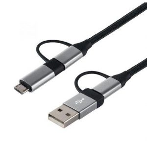Somogyi Elektronic USB MULTI USB töltőkábel, 4in1, 1.5m (USB MULTI)