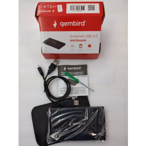 Gembird merevlemez ház USB csatlakozóval