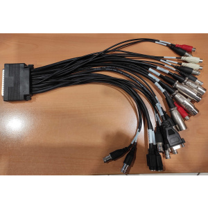 D-SUB 62 pin to video audio kifejtő kábel