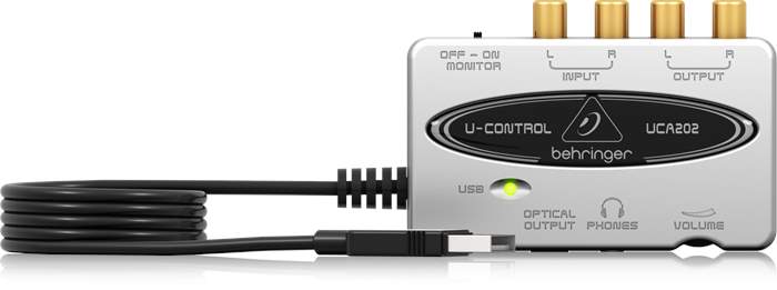 Behringer UCA202 USB Audio interfész digitális kimenettel