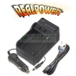 REALPOWER hálózati+autós töltő