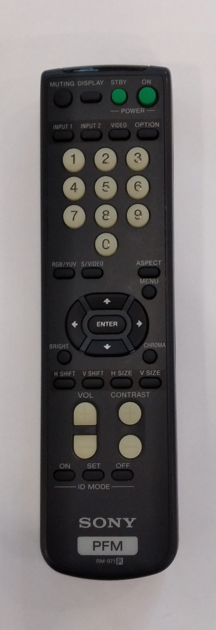 SONY PFM-RM971 távirányító - Image 2