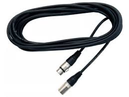 Intercom 5 pólusú, (XLR papa-XLR mama) utasítókábel