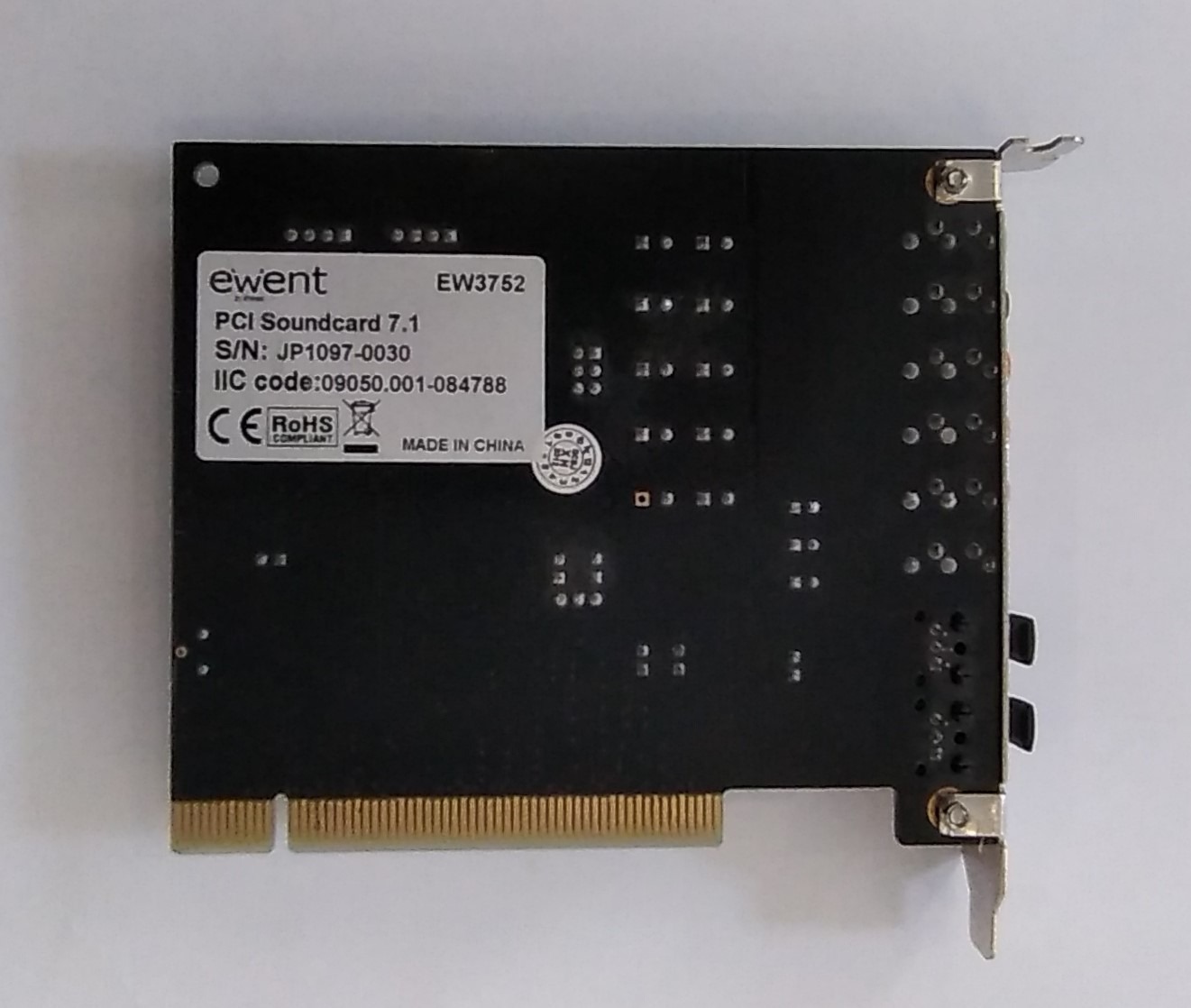 PCI Ewent 7.1 Hangkártya