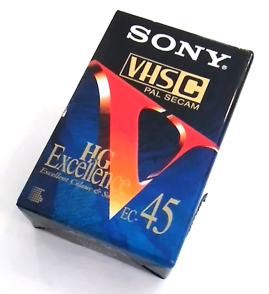 SONY VHS-C Excellence 45 Kazetta