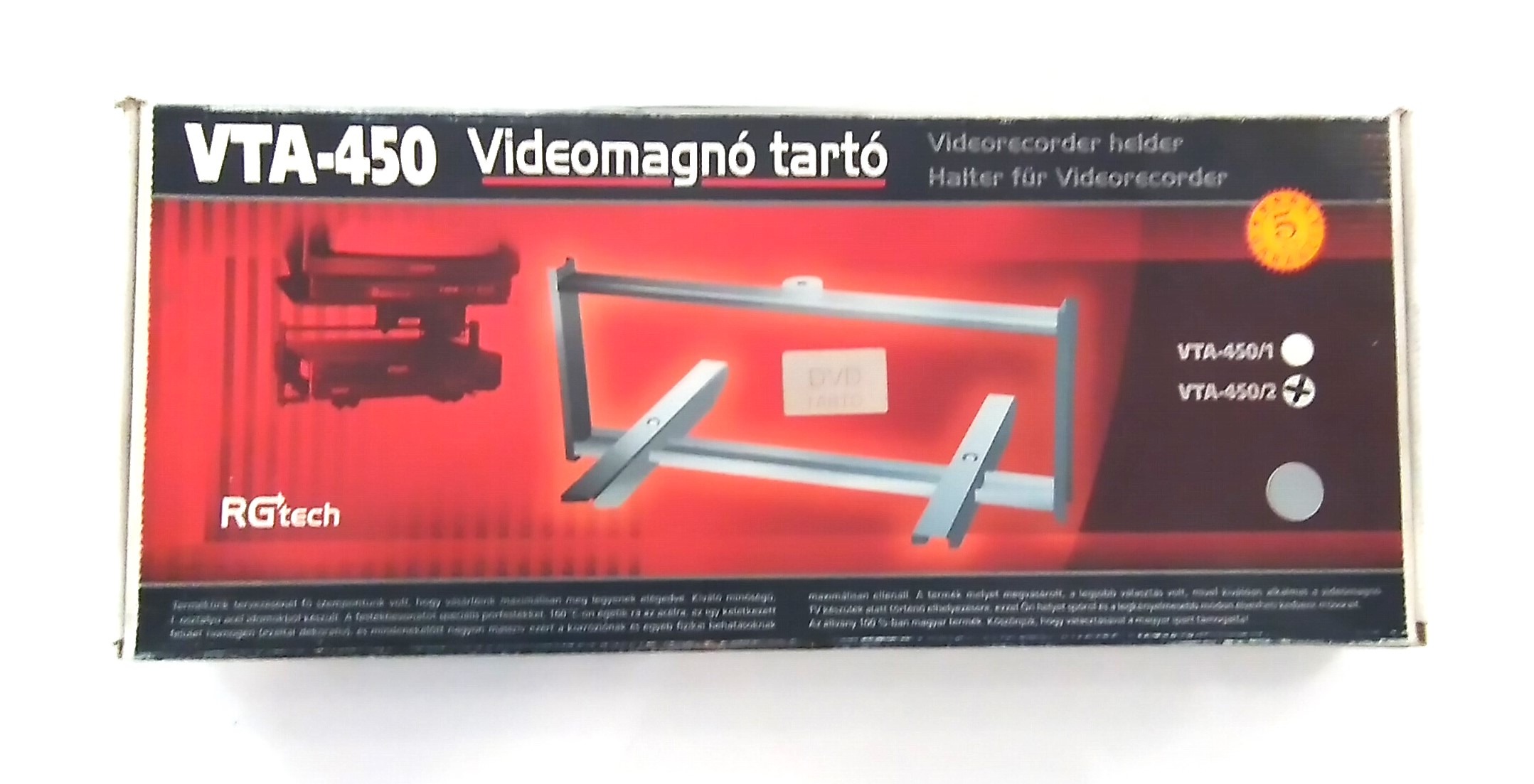 VTA 450/150 Videómagnó tartó keret