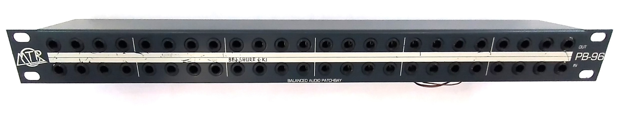 MTR PB96 Balanced Audio Patchbay