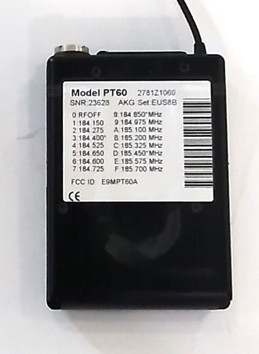 AKG PT80 Microport Mikrofon Transmitter - Image 4