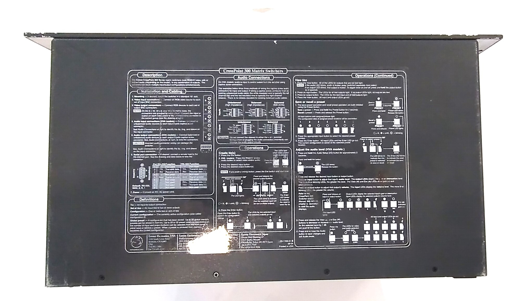 Extron Crosspoint 300 Matrix Switcher - Image 4
