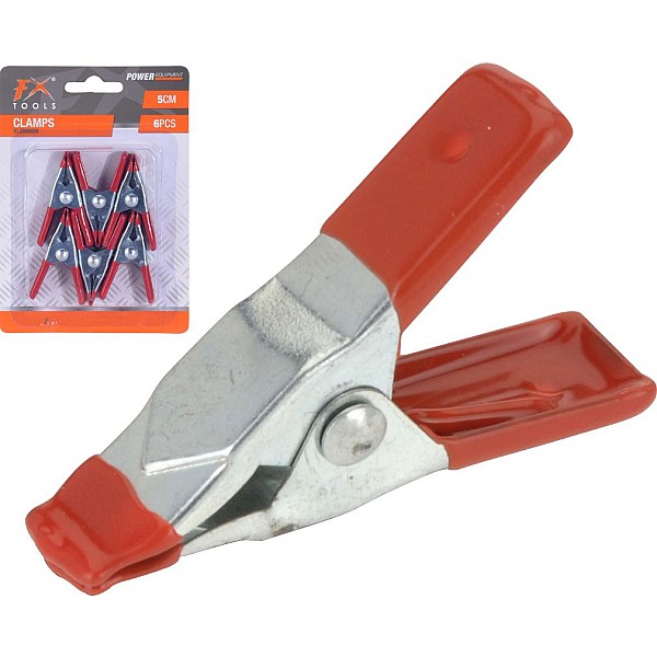FX Tools Rugós szorító csipesz 6db