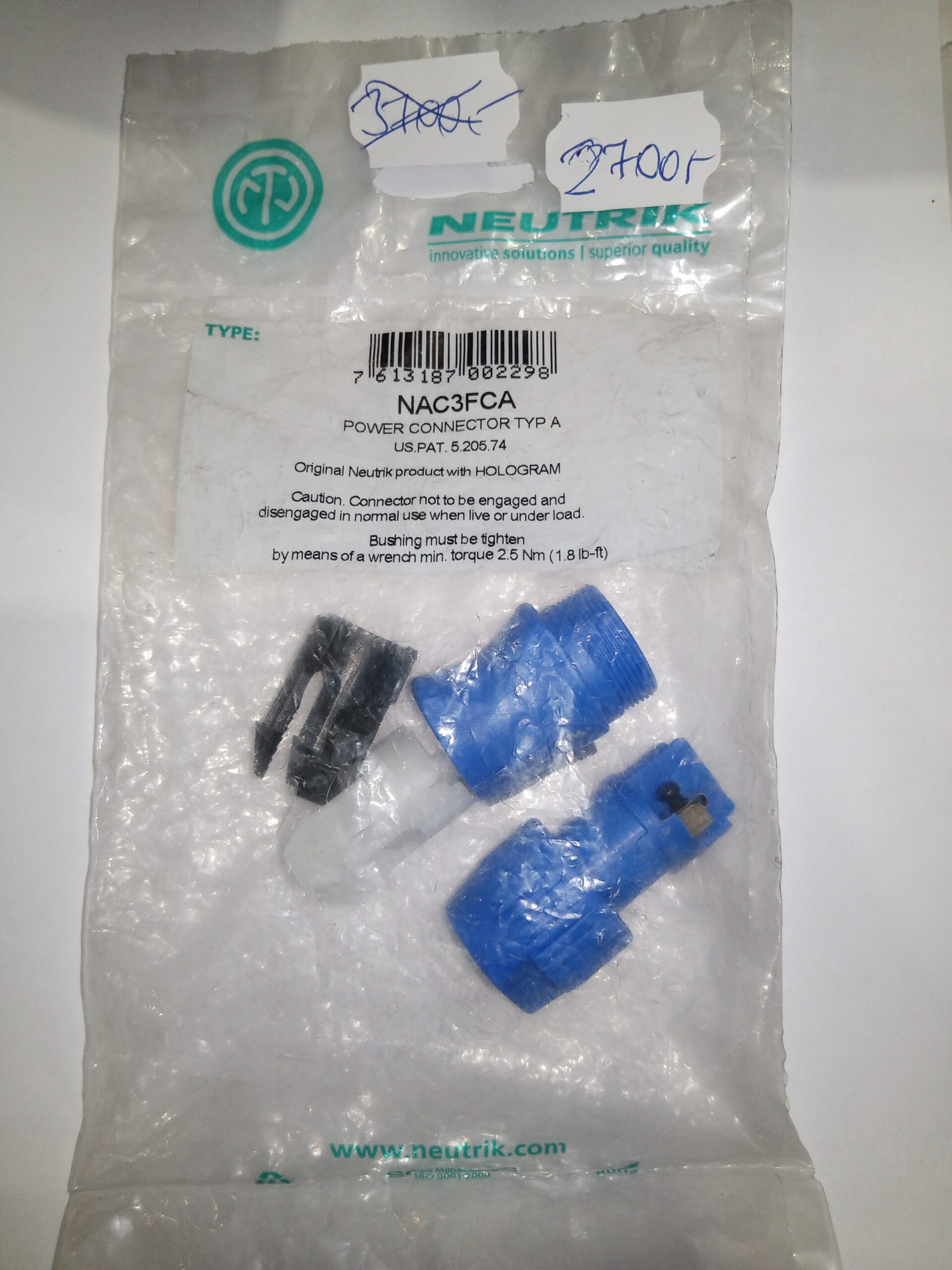 Neutric NAC3 FCA