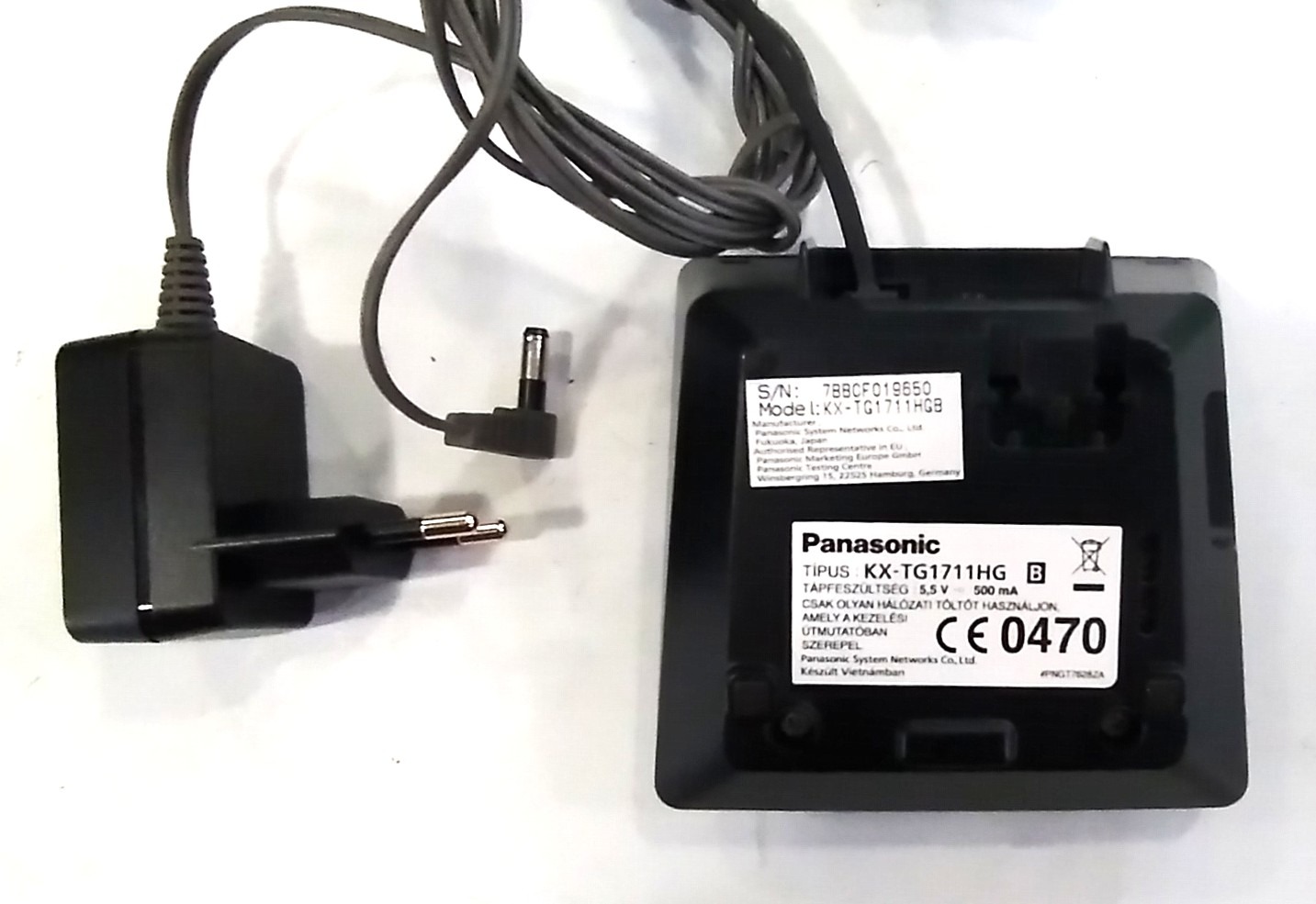 Panasonic KX-TG1711-HG Vezeték nélküli Telefon - Image 5