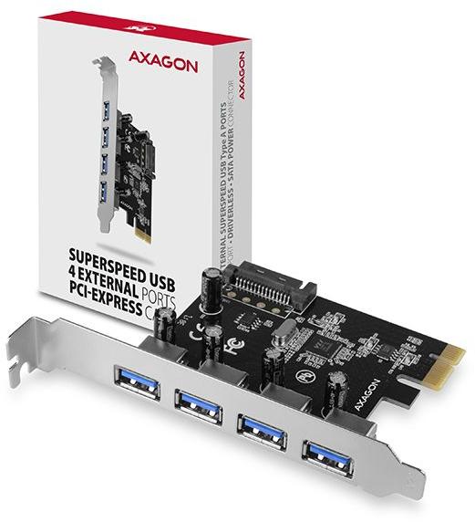 AXAGON Superspeed USB 4 External Ports