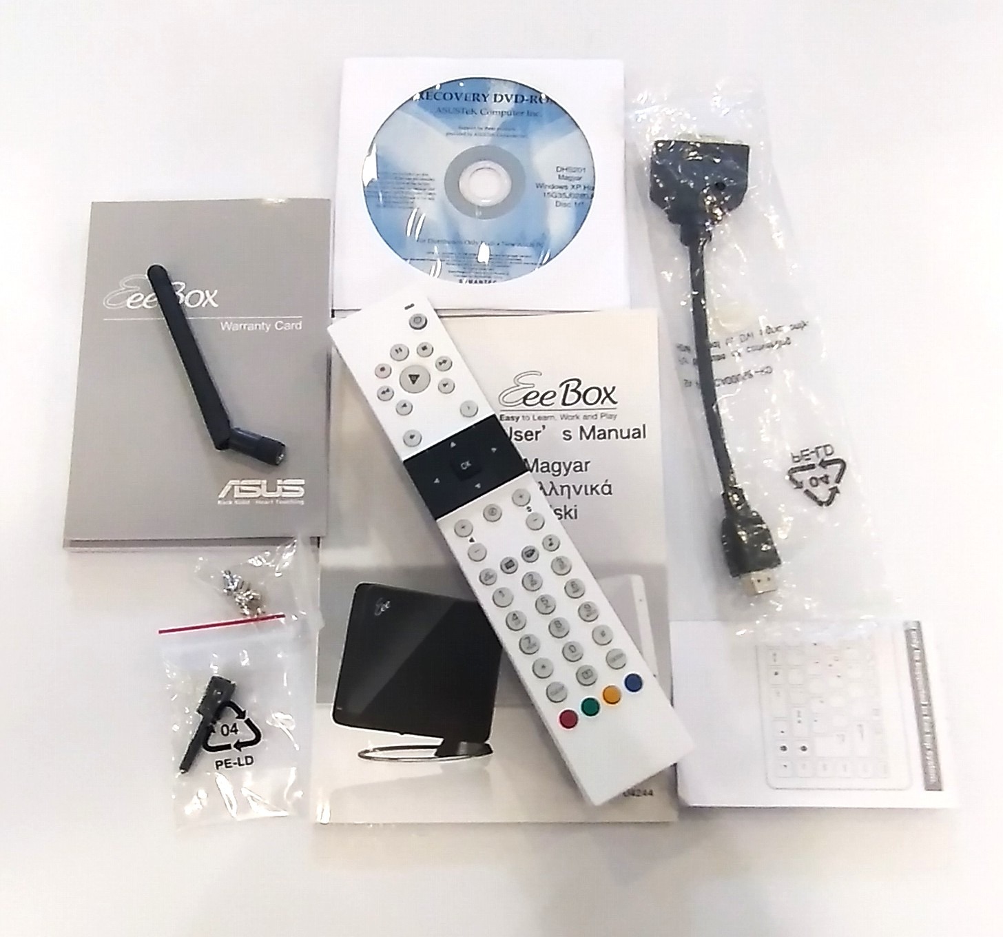 Asus Eee Box Tartozékok