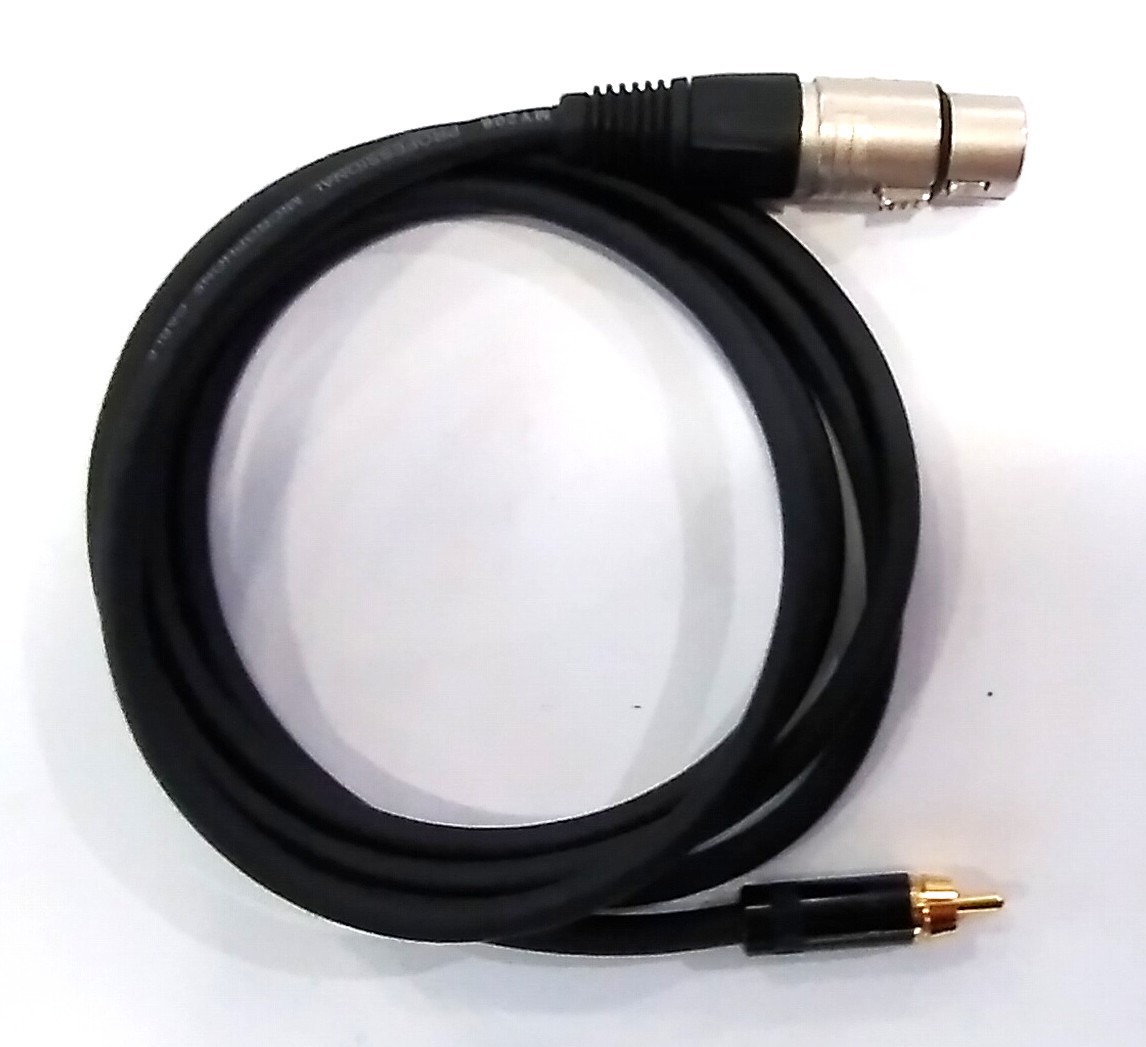 XLR-RCA Mikrofonkábel 1,5m