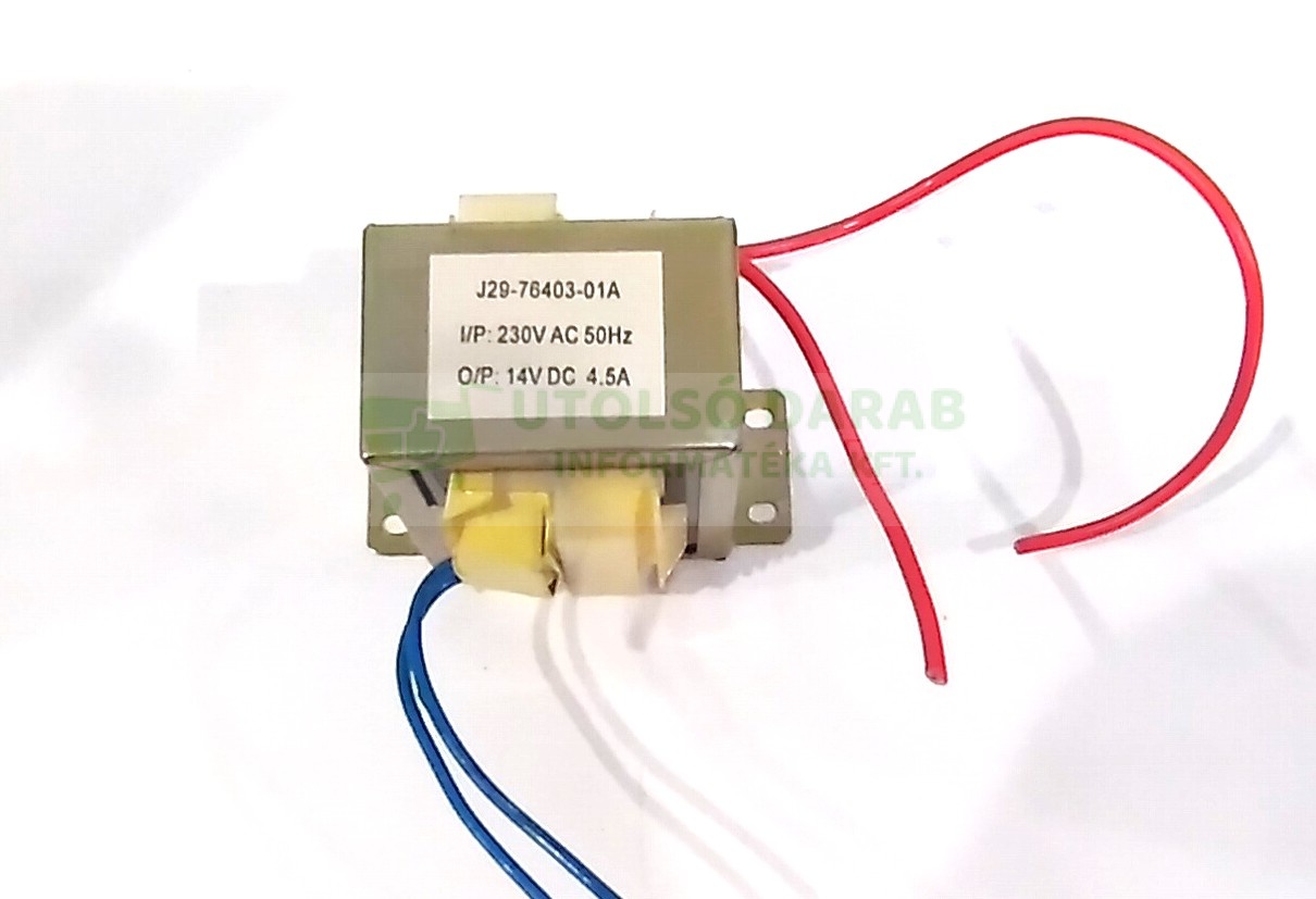 J29-76403-01A típusú transzformátor