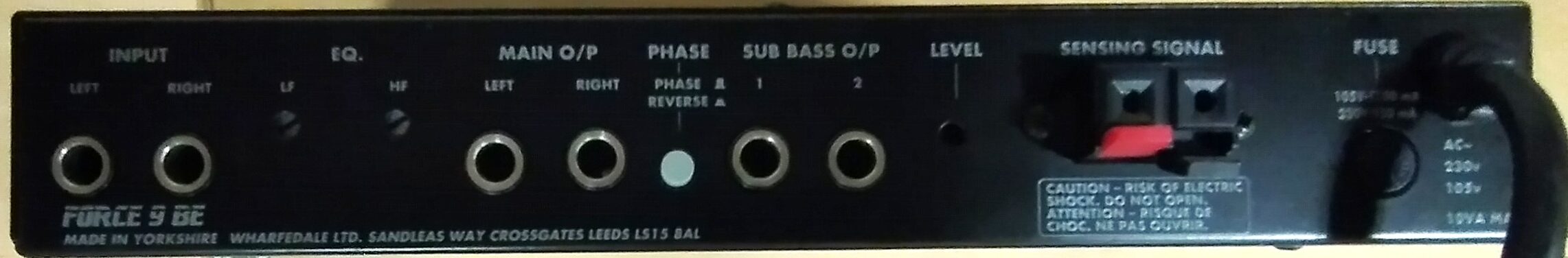 Wharfedale Force 9BE Line Level Sub Bass Processor