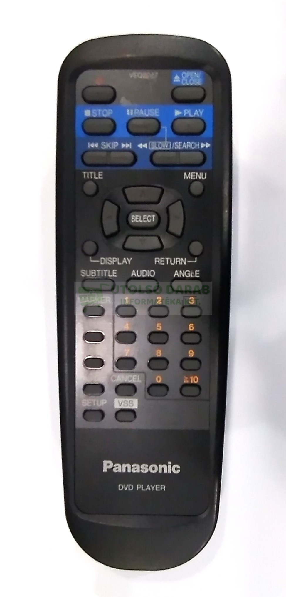 Panasonic DVD Távirányító