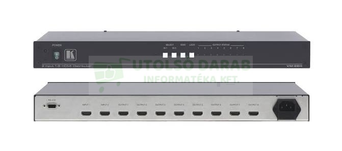 KAMER VM-28H 2x1:8 HDMI Elosztó Erősítő - Image 2